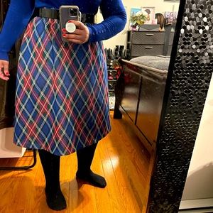 Plaid Vintage Skirt